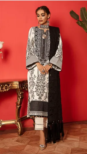Nureh Leather Jacquard/Palachi Shawl/NJ 13