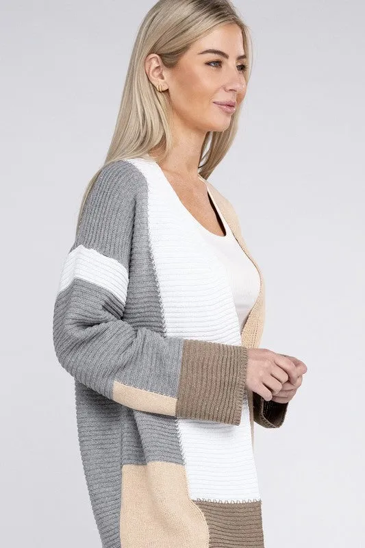 Nuvi Apparel Multicolour Textured Cardigan