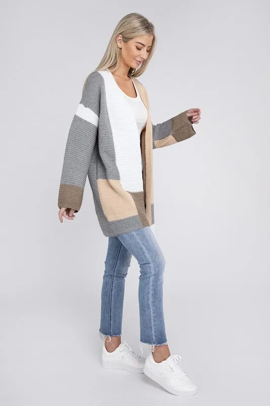 Nuvi Apparel Multicolour Textured Cardigan