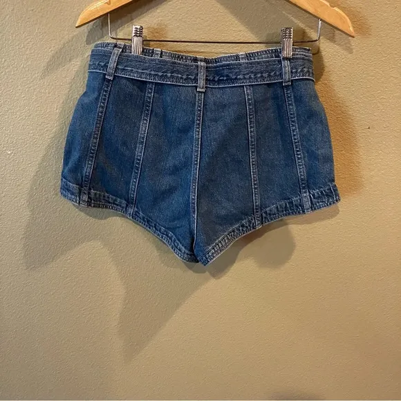 NWT All Saints Frankie Denim Shorts, size 28, Short Shorts Western 70’s Cowgirl