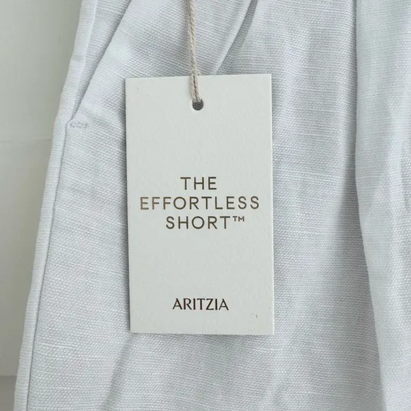 NWT Aritzia Effortless Linen Shorts in Mid Thigh