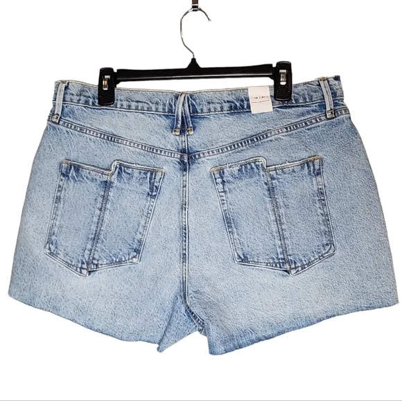 NWT Good American '90s High Waist Denim Shorts. Women's size 12.