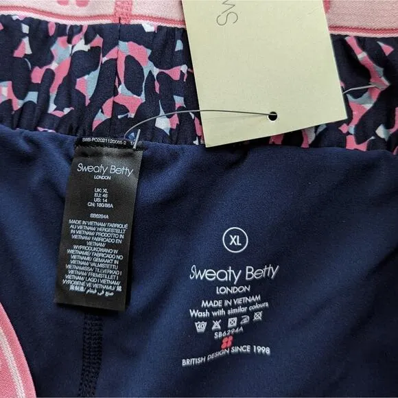 NWT Sweaty Betty On Your Marks 4 Running Shorts Size XL