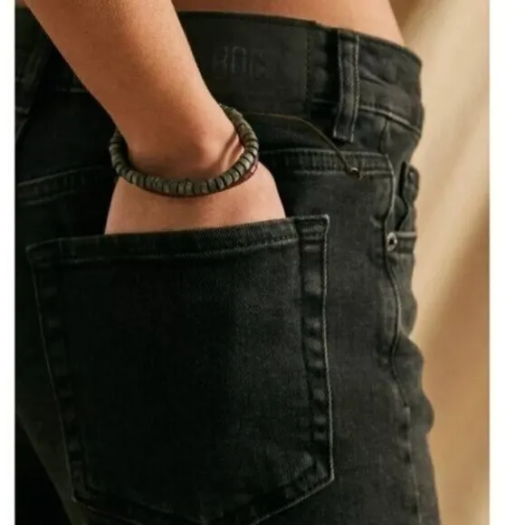 NWT Urban Outfitters BDG Black Shorts Size 31 A Line Denim