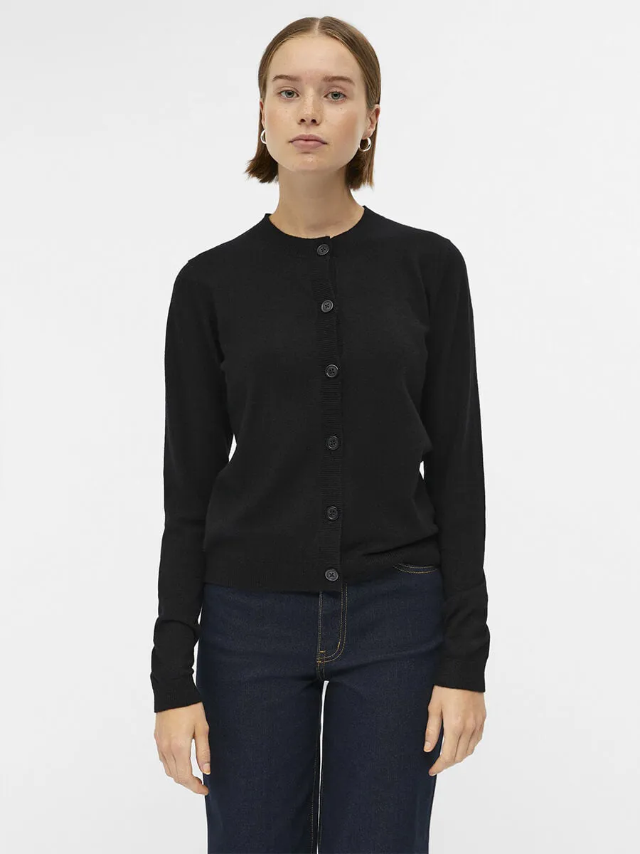 OBJThess Cardigan - Black