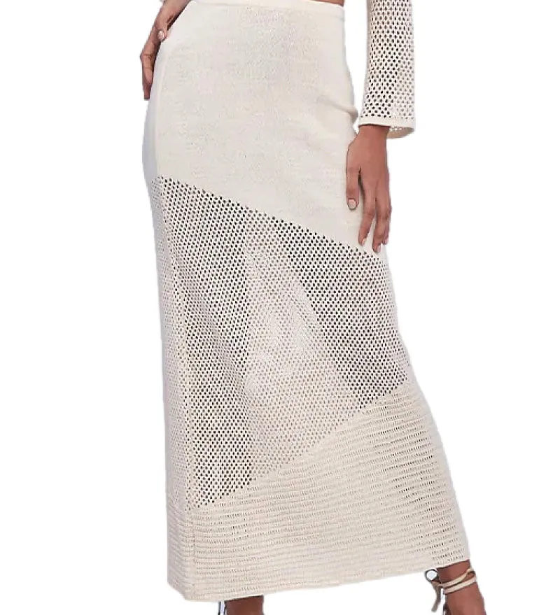 Olga Ivory Set Knitted ::RET
