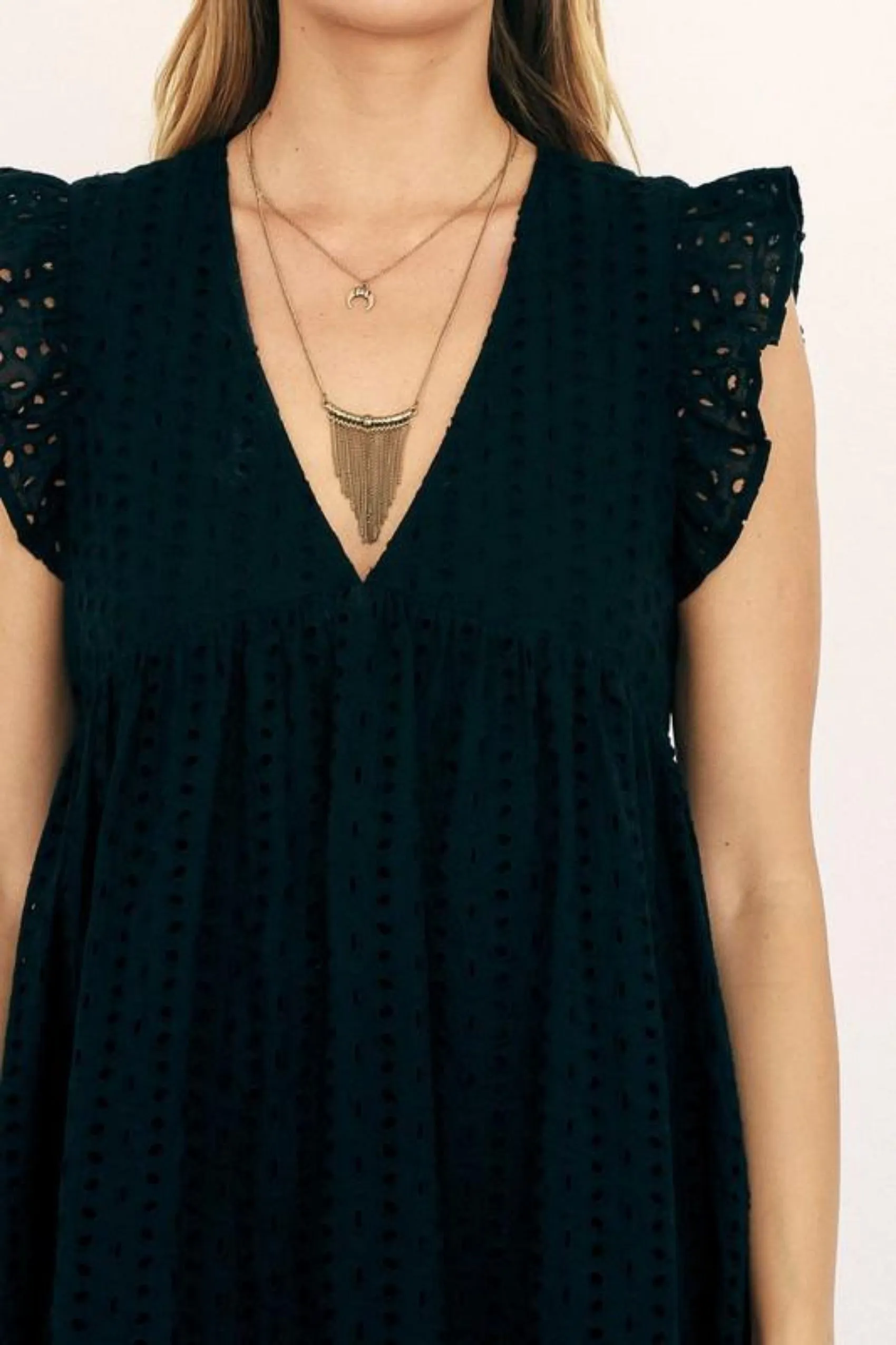 One Love Black Romper Dress - FINAL SALE