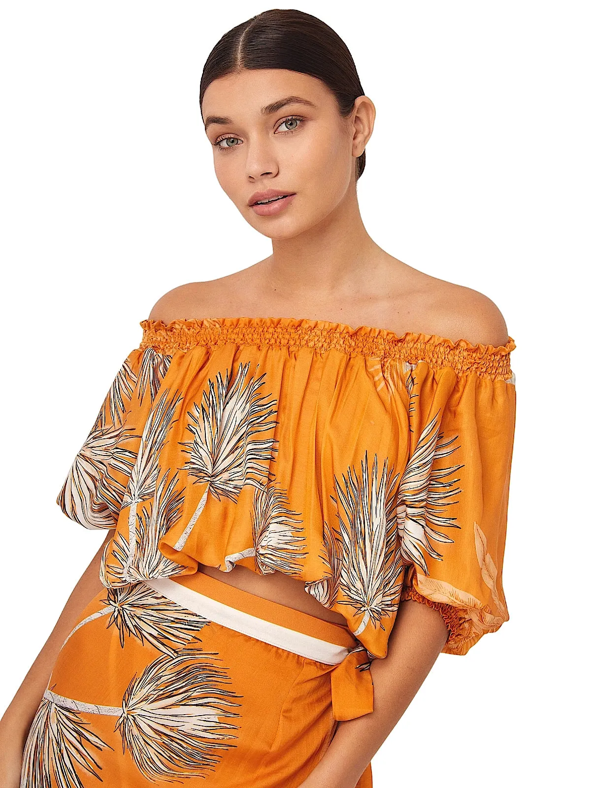Orange 410 Crop Top