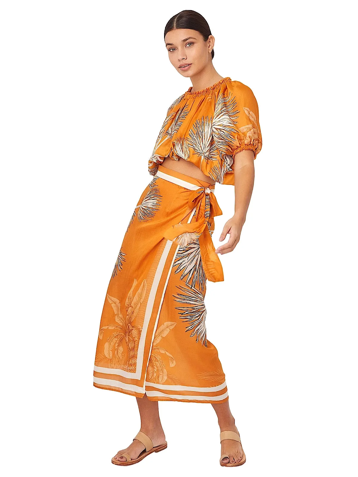 Orange 410 Crop Top