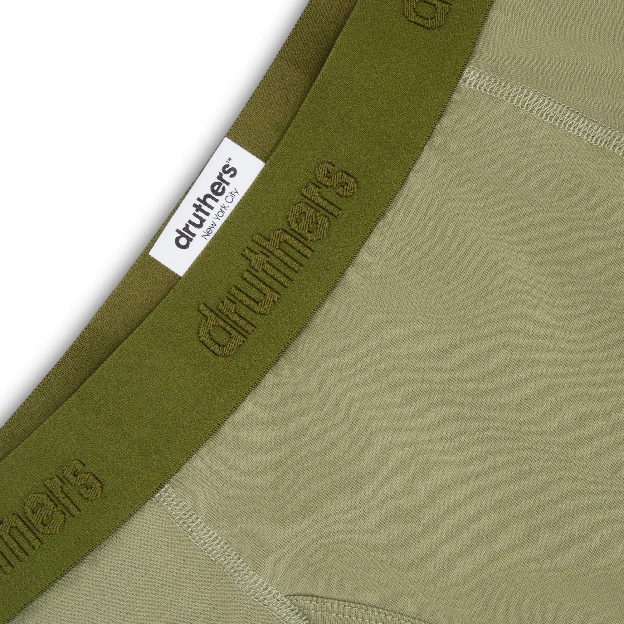 Organic Cotton Boxer Briefs - Dusty Olive