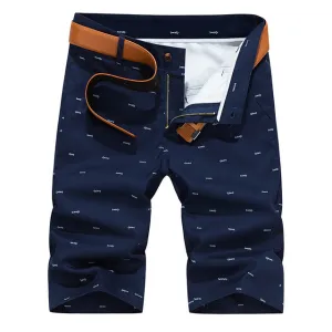 'Oxford' Patterned Cargo Shorts