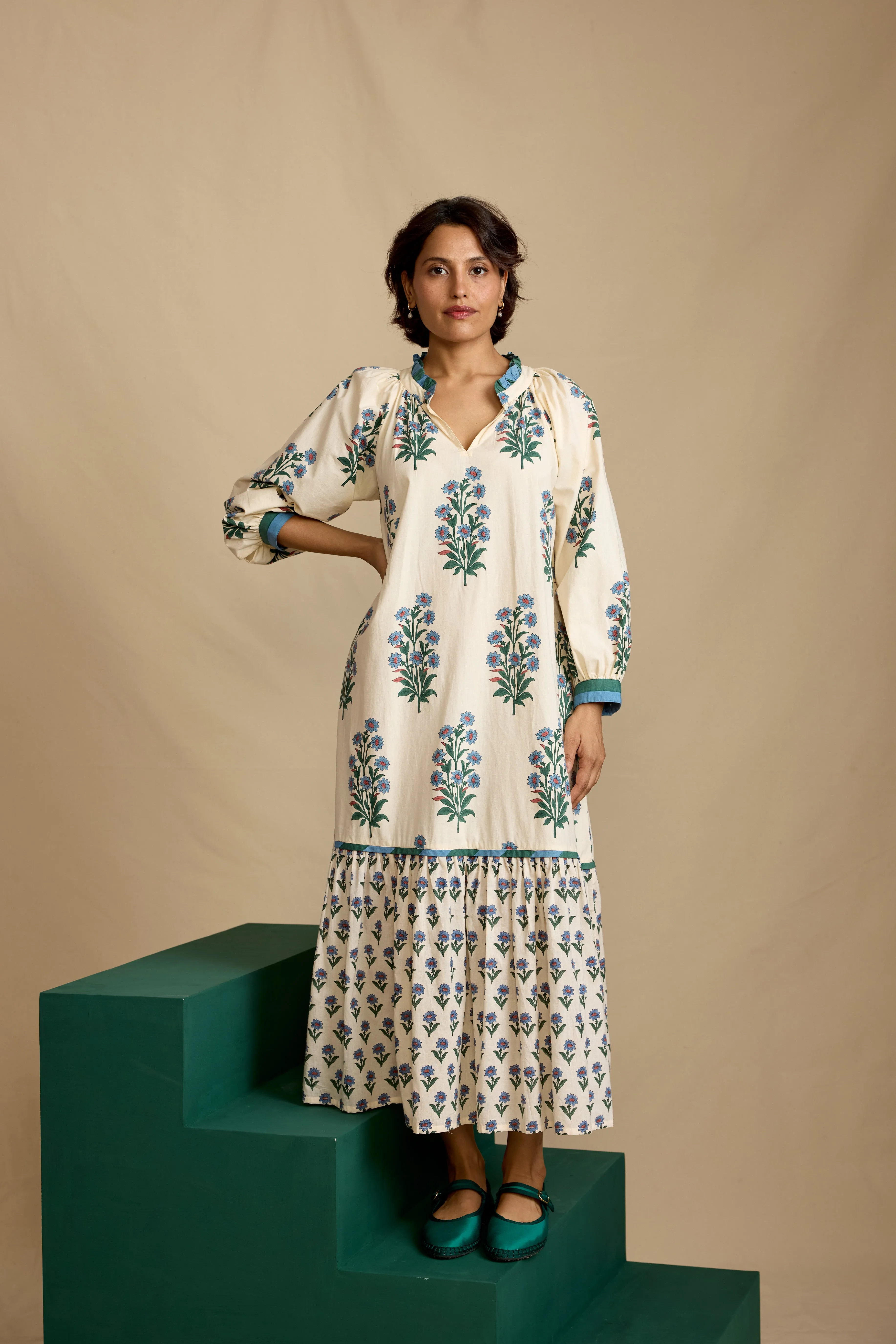 Palermo Dress in Kashmir Flower