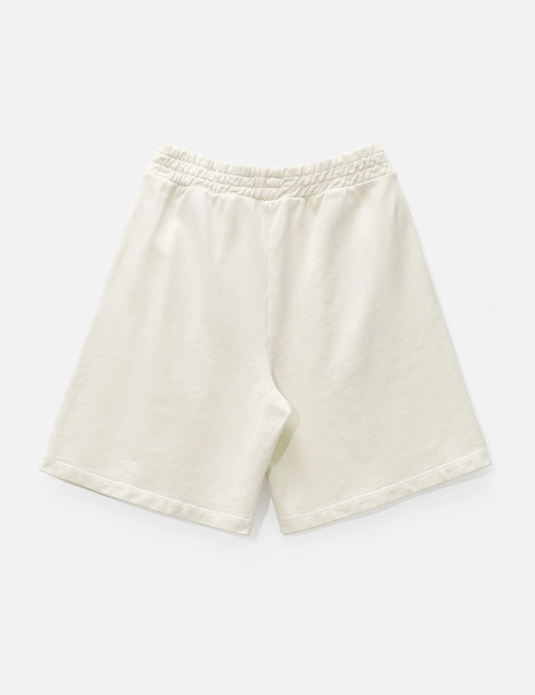 Palm Angels logo-print cotton track shorts white