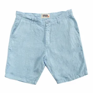 Palm Springs Pale Blue Linen Shorts