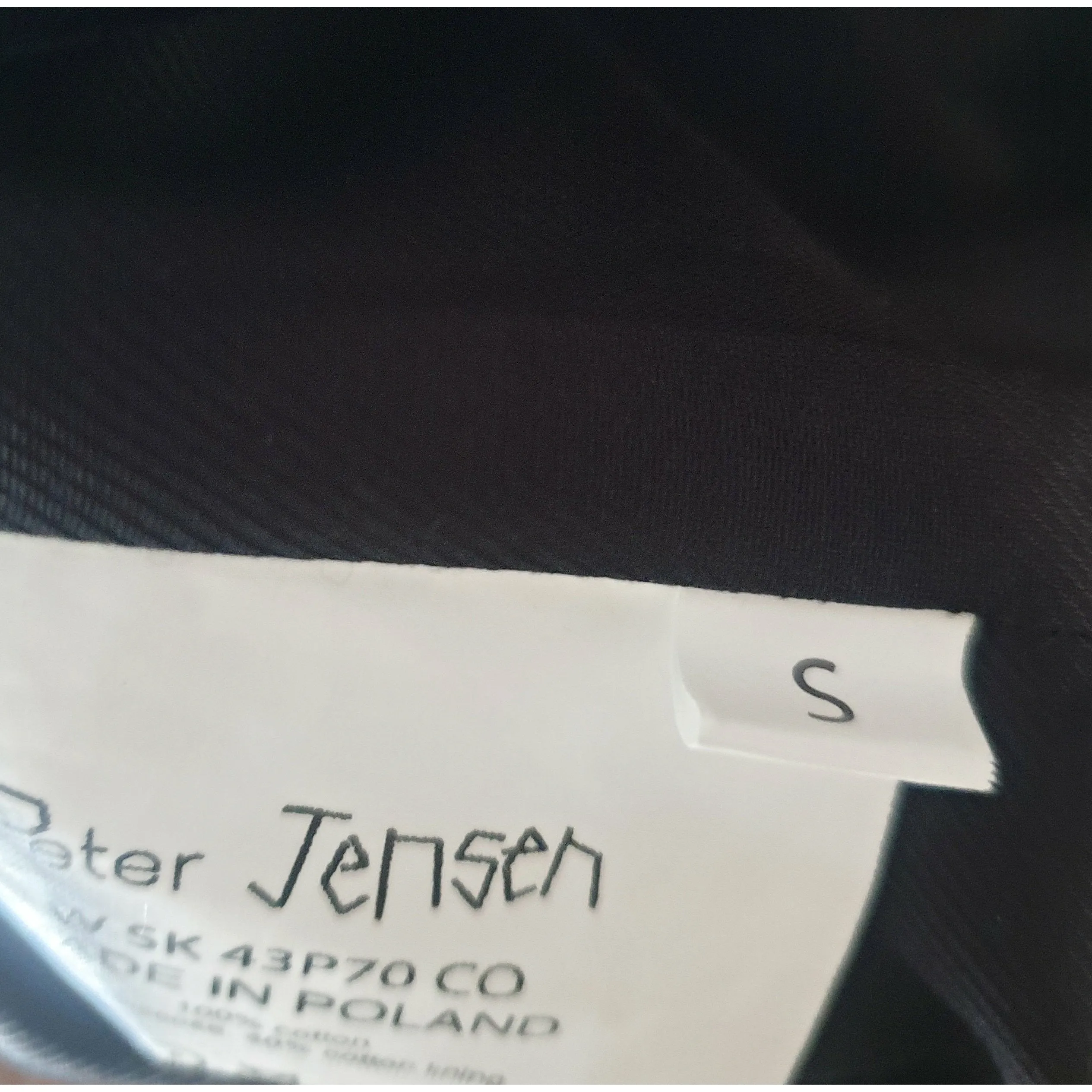 Peter Jensen navy cord pencil skirt size S (best fits 6-small 8)