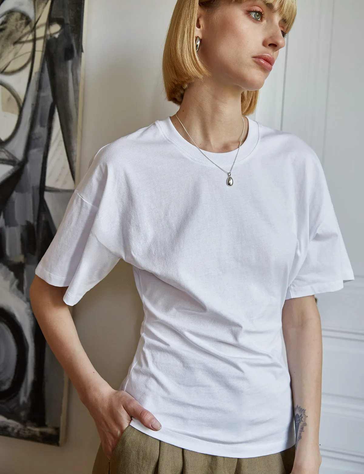 Petra Cinched Waist Tee -BESTSELLER