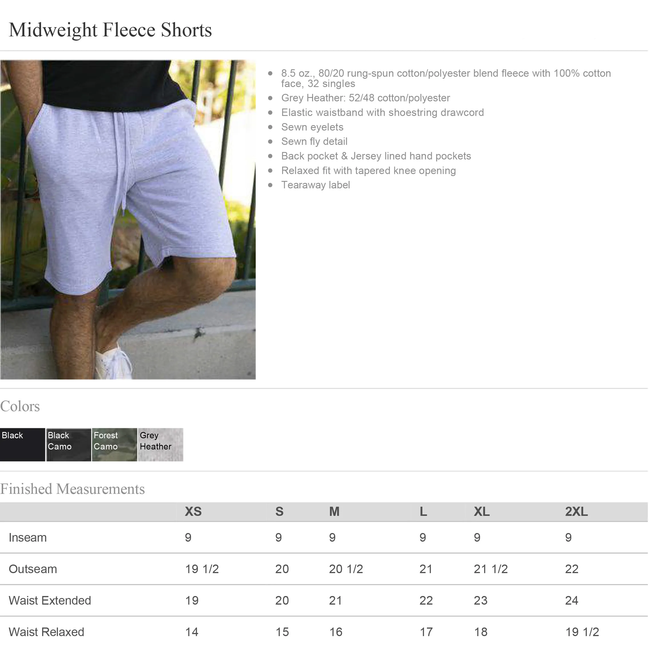 Phi Alpha Delta Midweight Fleece Shorts
