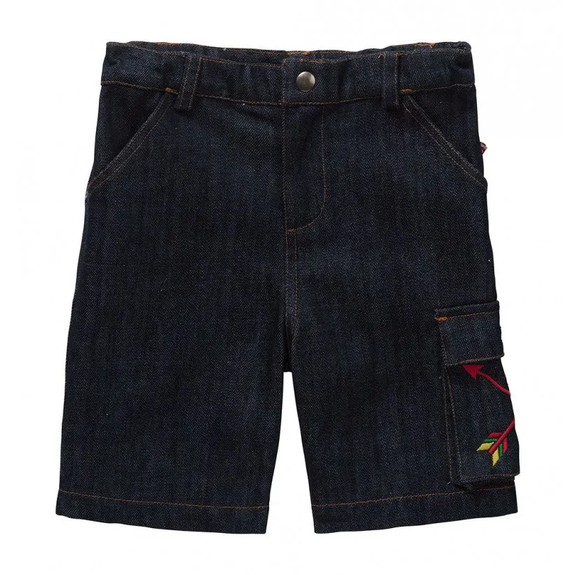 Piccalilly | Dark Blue Denim Shorts
