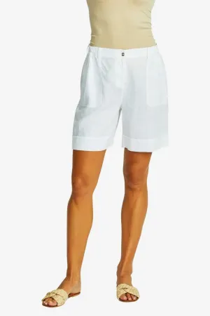 Ping Pong - Mila Linen Shorts - White