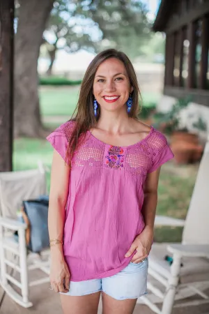Pink Franco Blouse