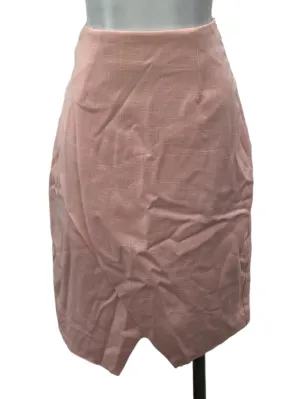 Pink Pencil Tie Skirt