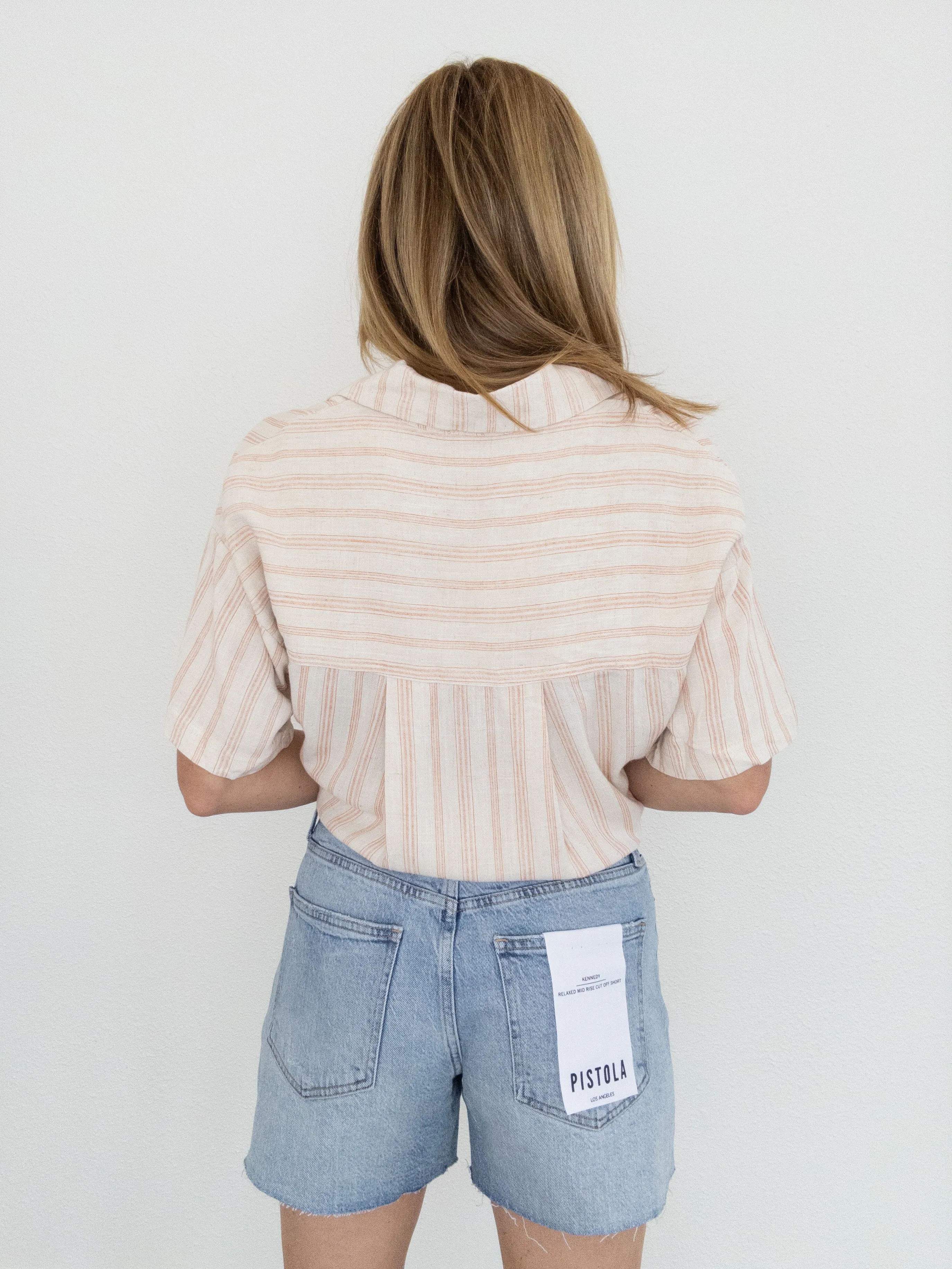 Pistola Kennedy Relaxed Mid Rise Cut Off Short