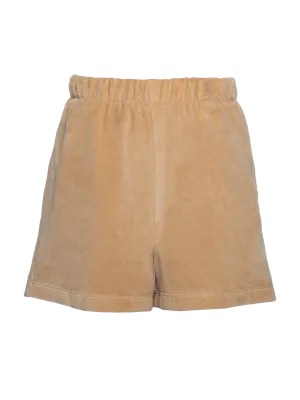 Pixel Smiley Velour Shorts