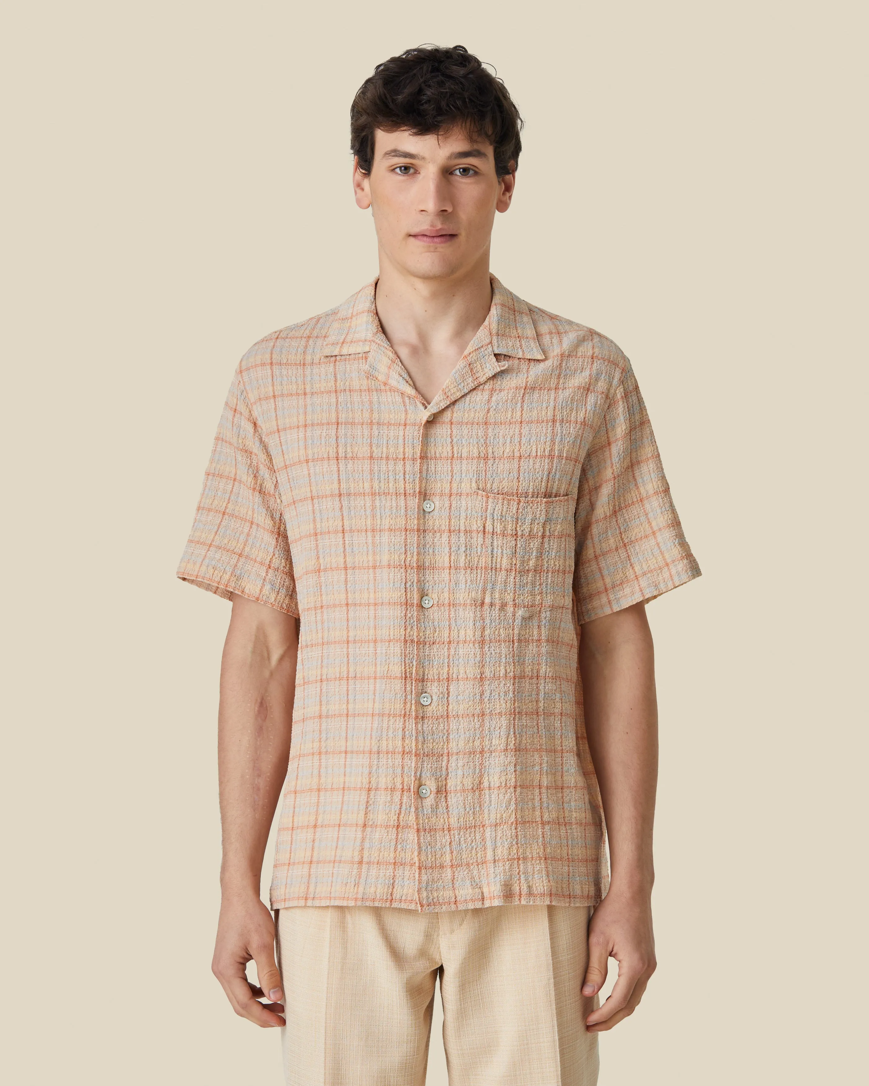 PLAID CREPE