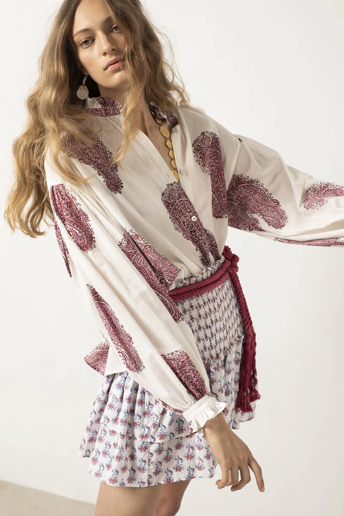 Poet Framboise Blouse