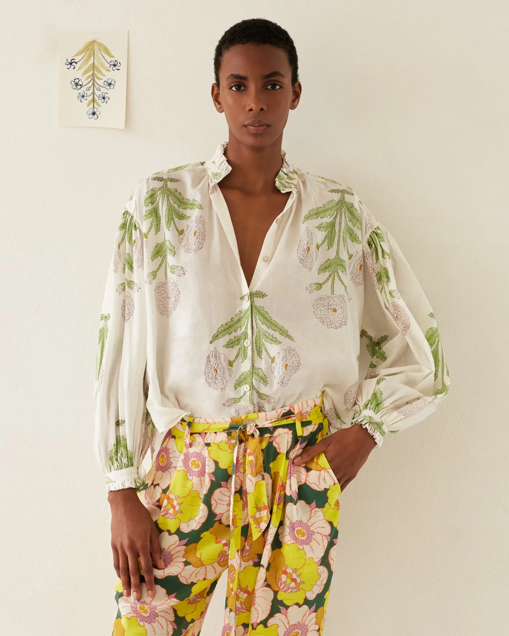 Poet Moonflower Blouse