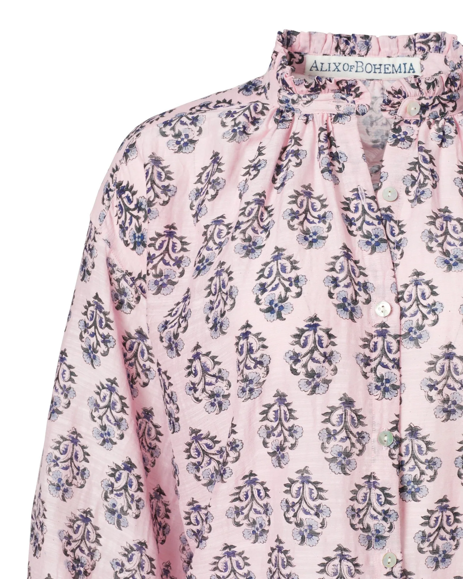 Poet Pink Lily Blouse