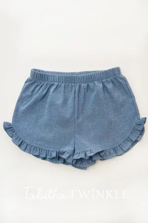 Preppy Love - Chambray Darla Shorts