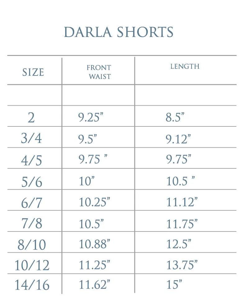 Preppy Love - Chambray Darla Shorts