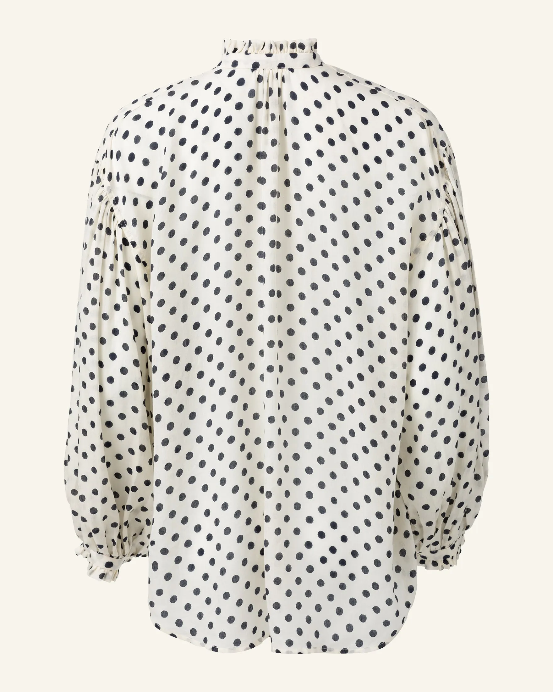 Prima Tuxedo Spot Blouse