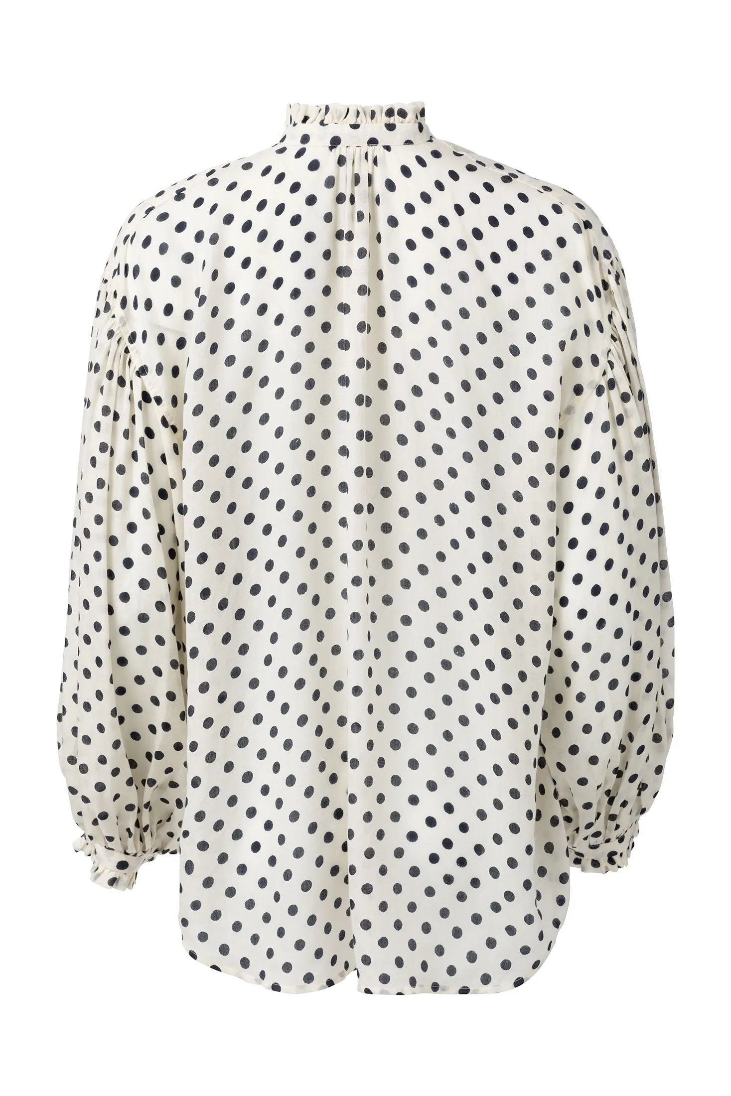 Prima Tuxedo Spot Blouse