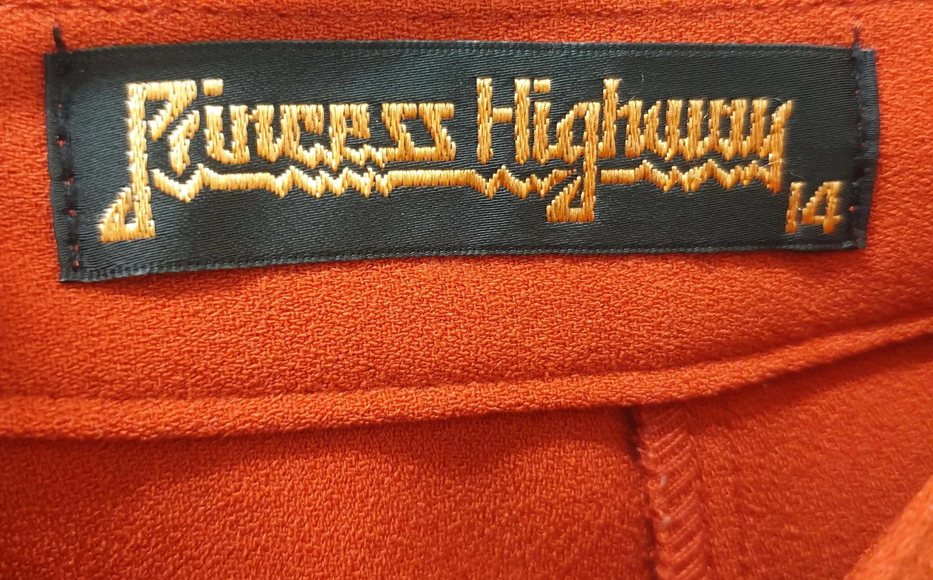 Princess Highway red A-line mini skirt size 14, best fits 12-14