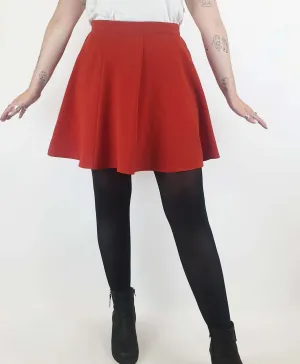 Princess Highway red A-line mini skirt size 14, best fits 12-14