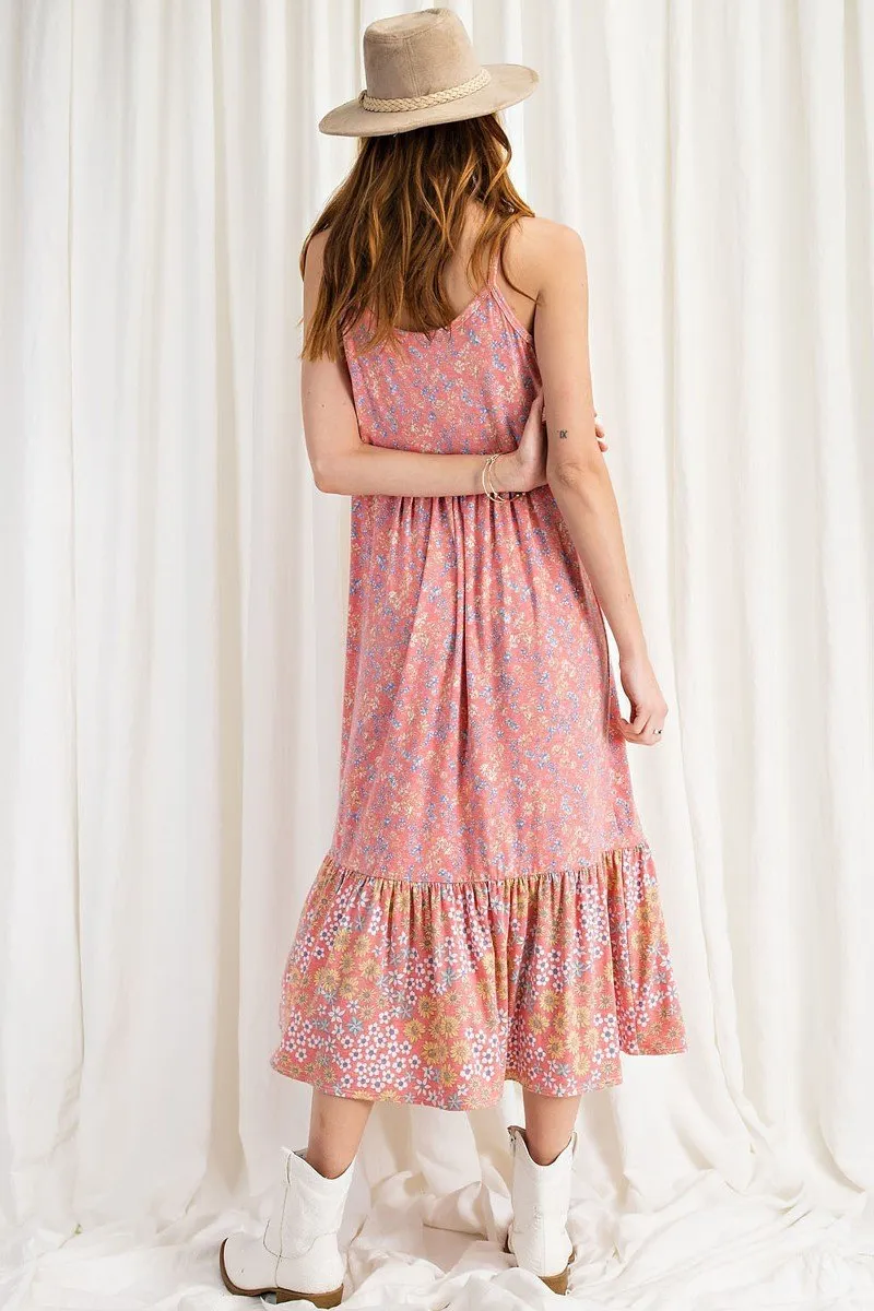 Print Mix N Match Cami Maxi Dress