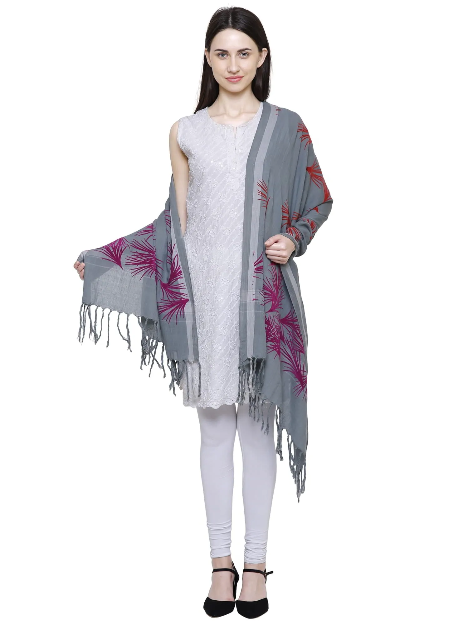 Printed & Abstract Viscose Rayon Shawl