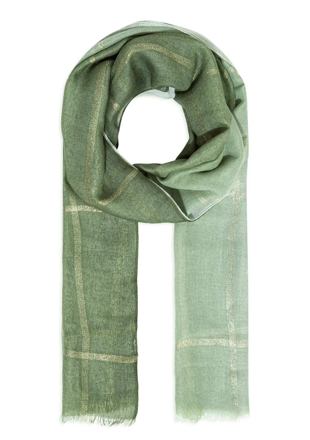 Printed Beige Scarf