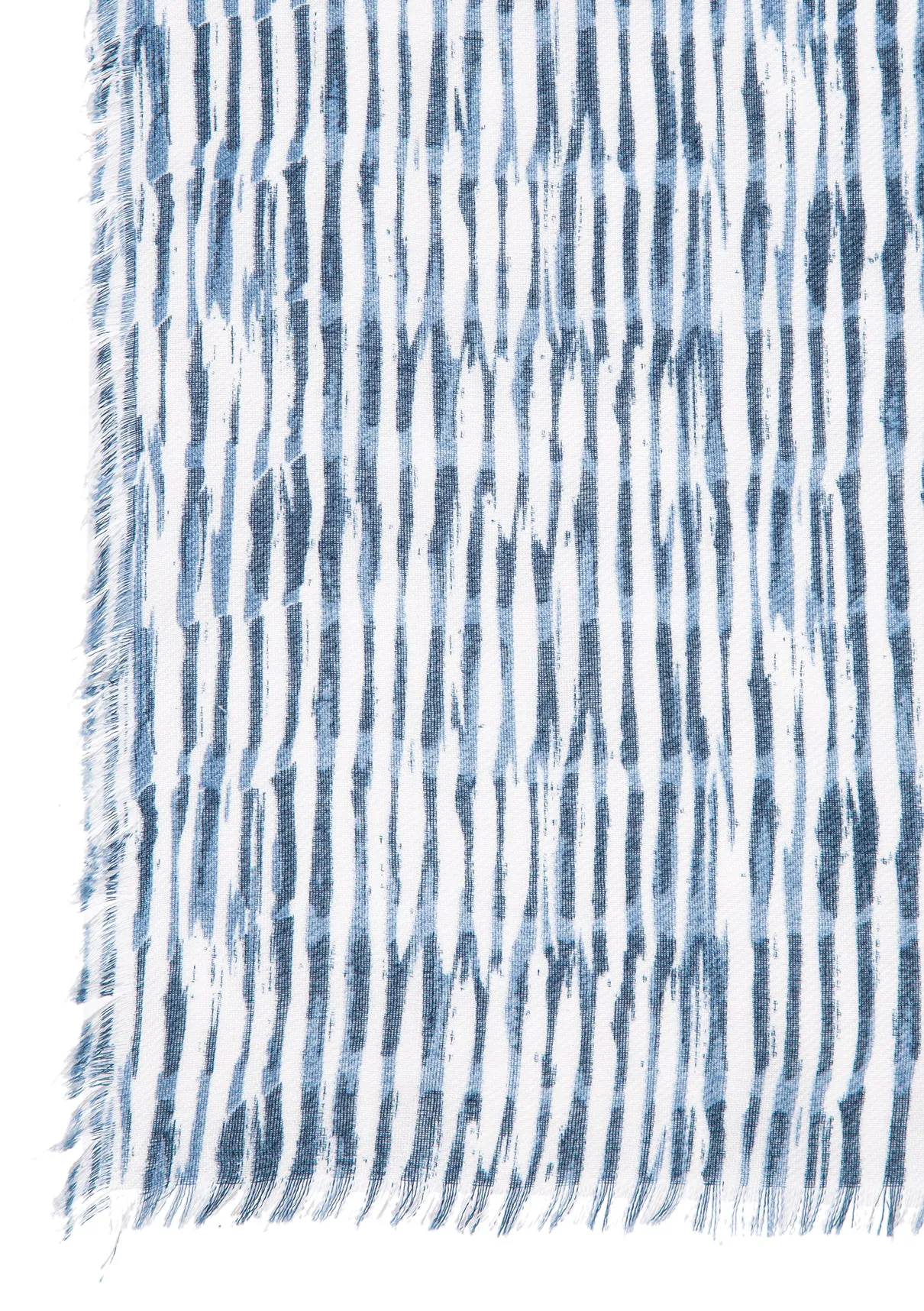 Printed Blue Scarf