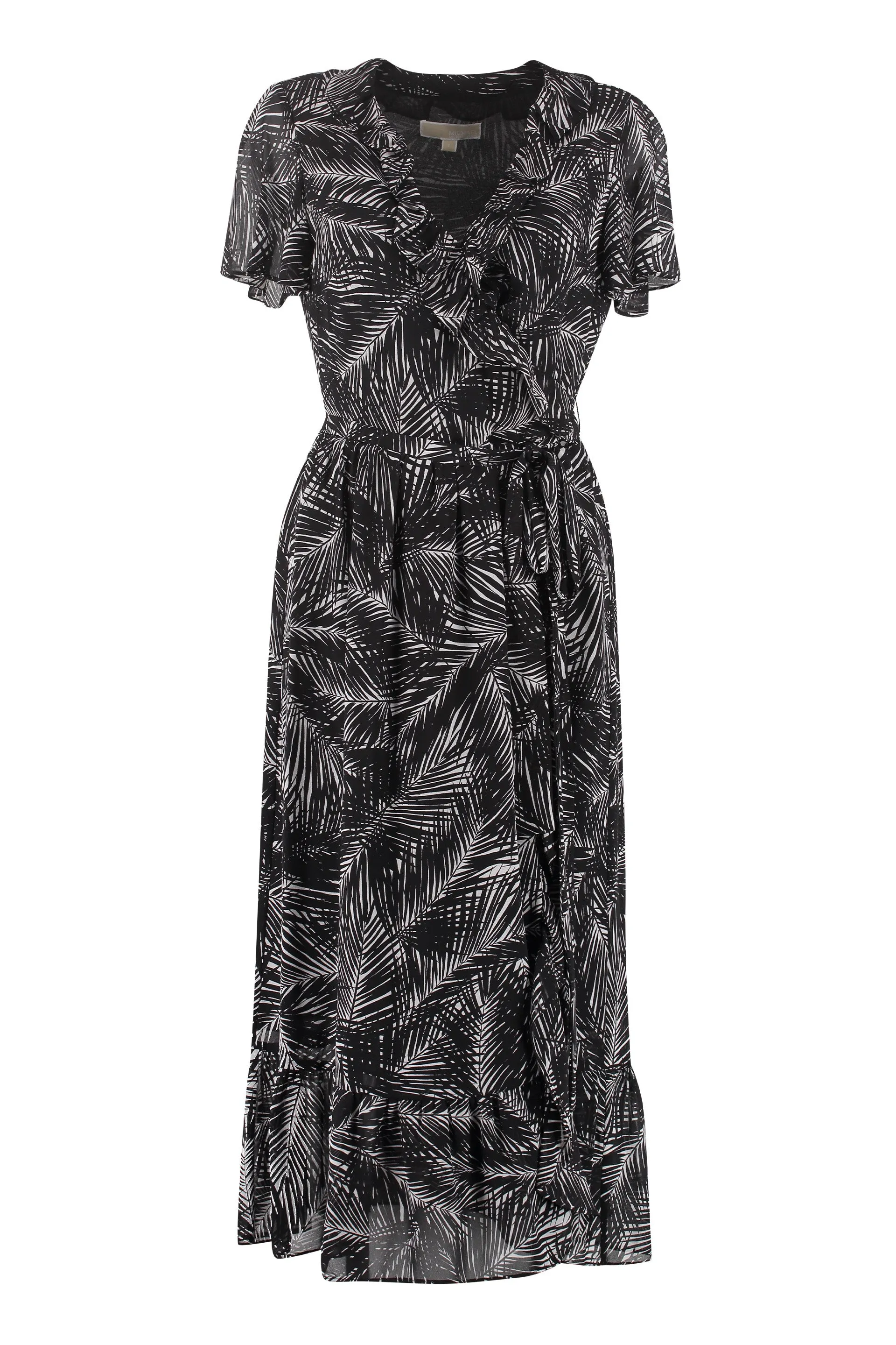Printed georgette dress