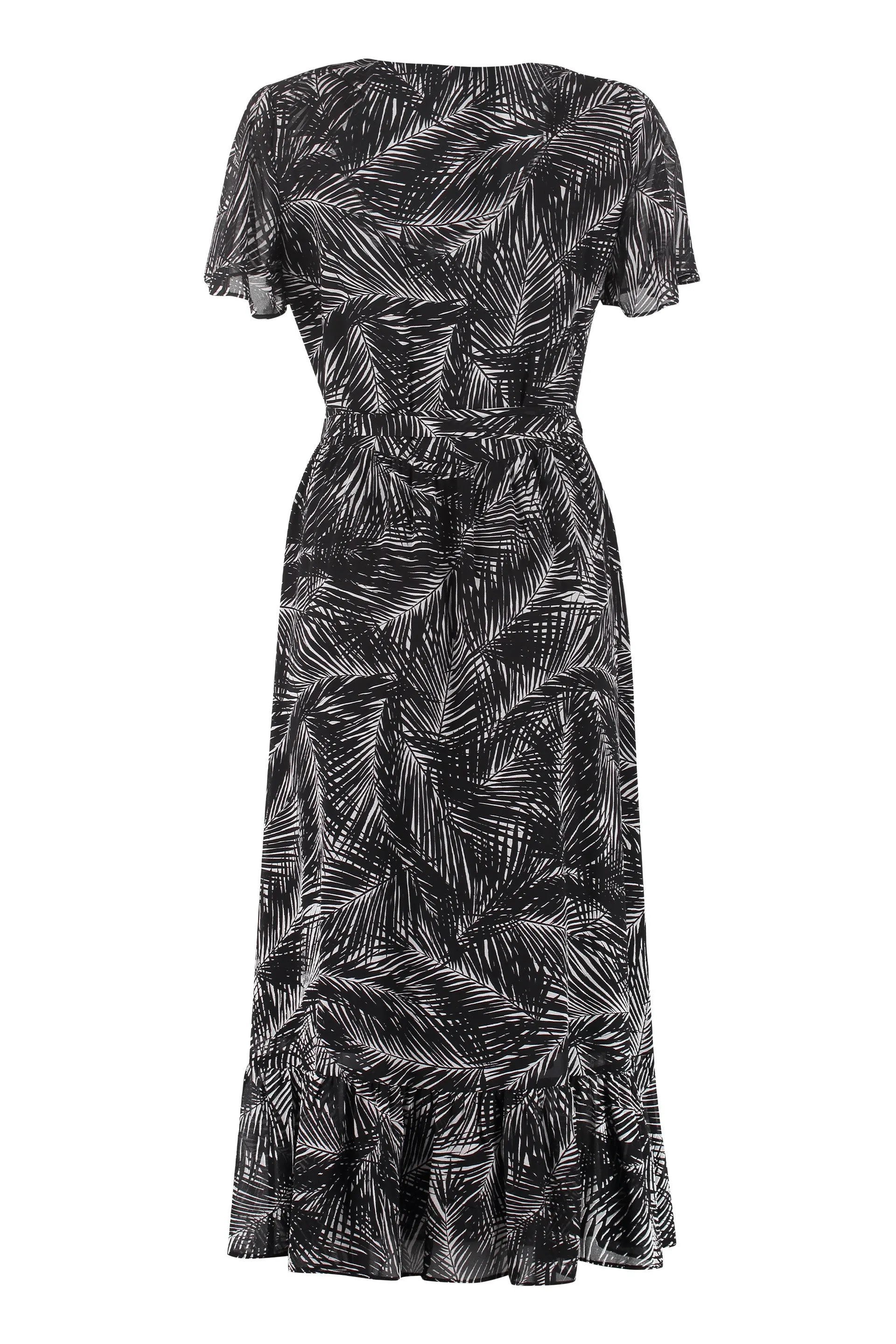 Printed georgette dress