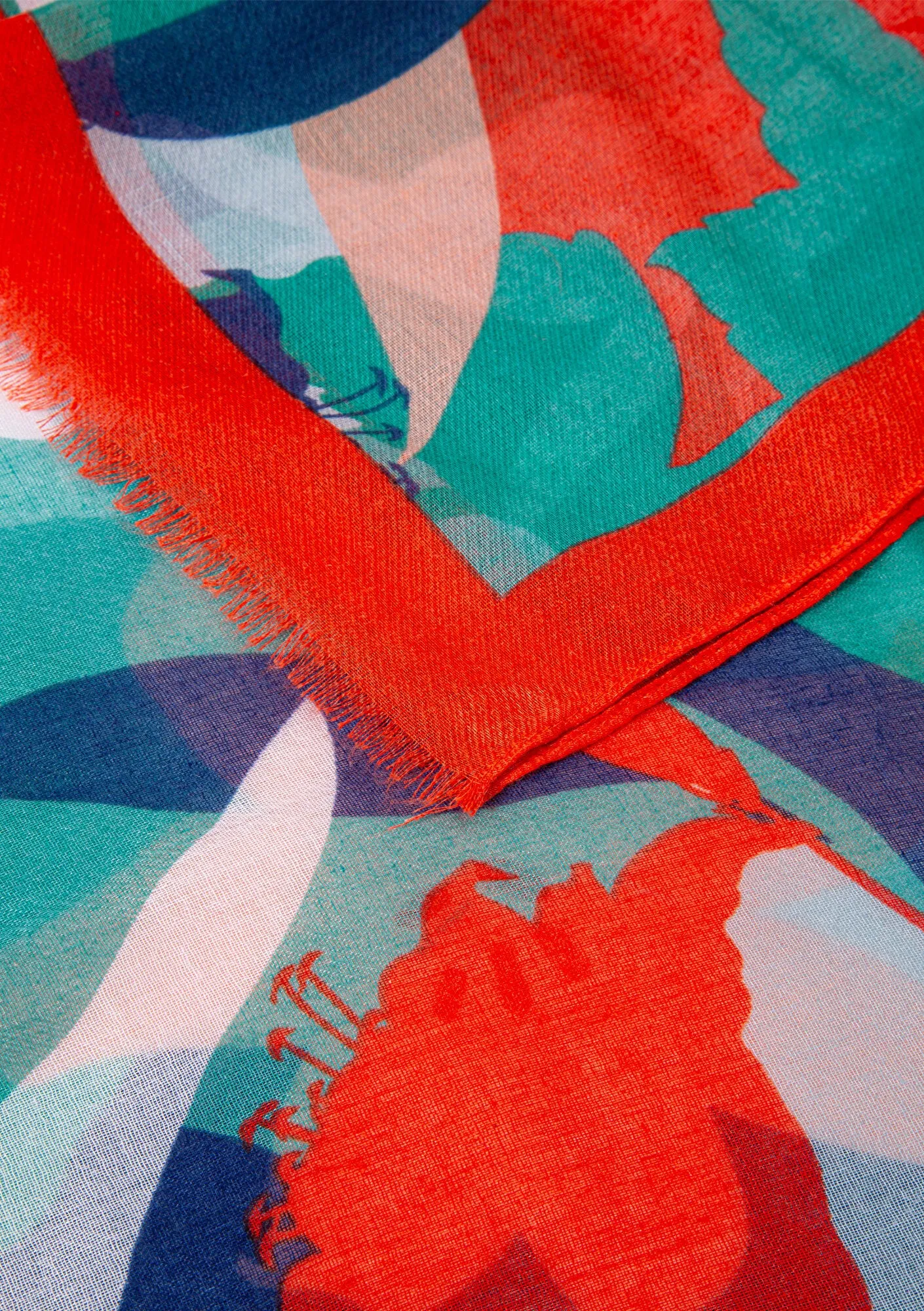 Printed Green Shawl