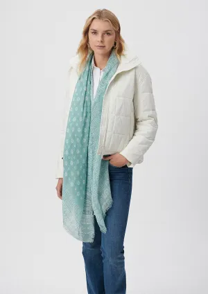 Printed Green Shawl