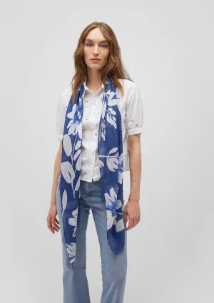 Printed Navy Shawl