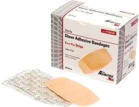 ProAdvantage Sheer Adhesive Bandages 2"X4"