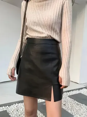Pu Mini Skirt