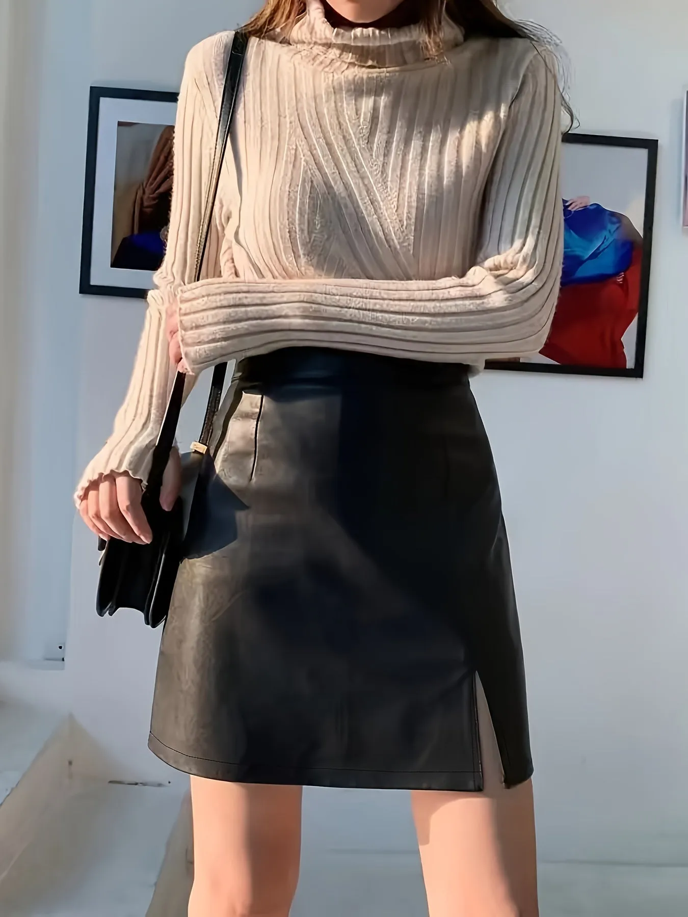Pu Mini Skirt