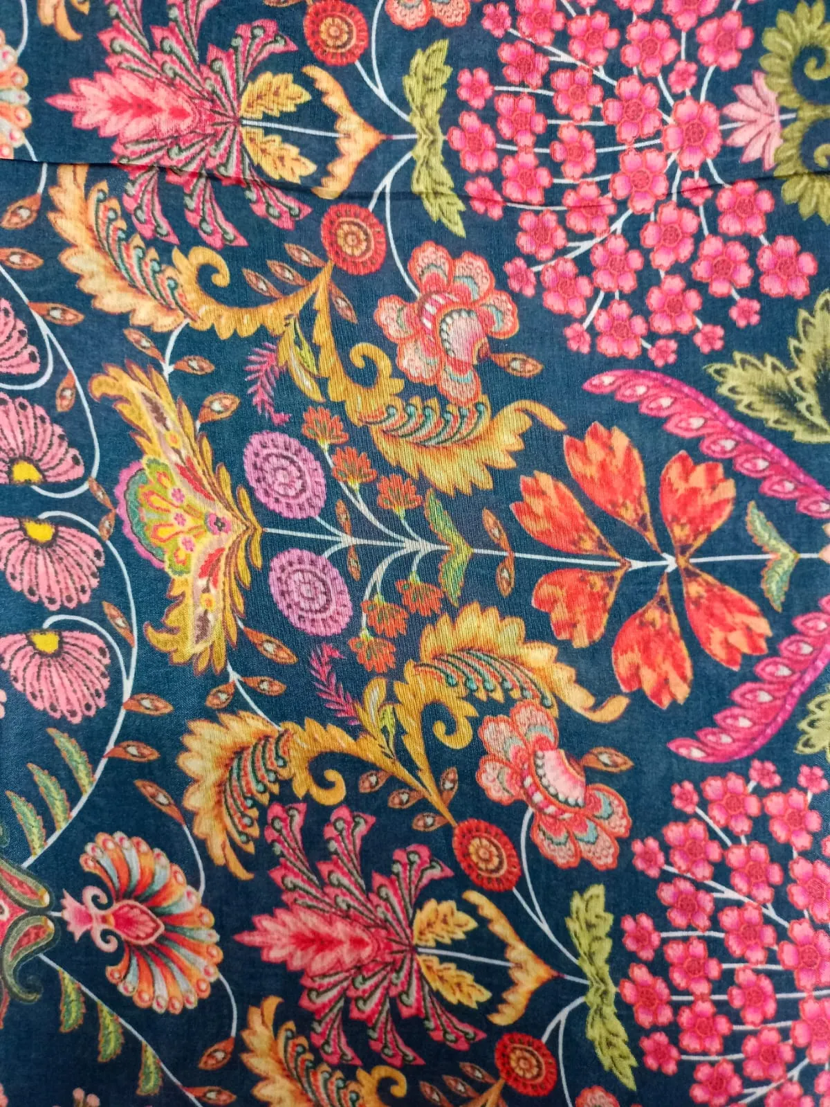 Pure Modal Soft Muslin Digital Printed Fabrics